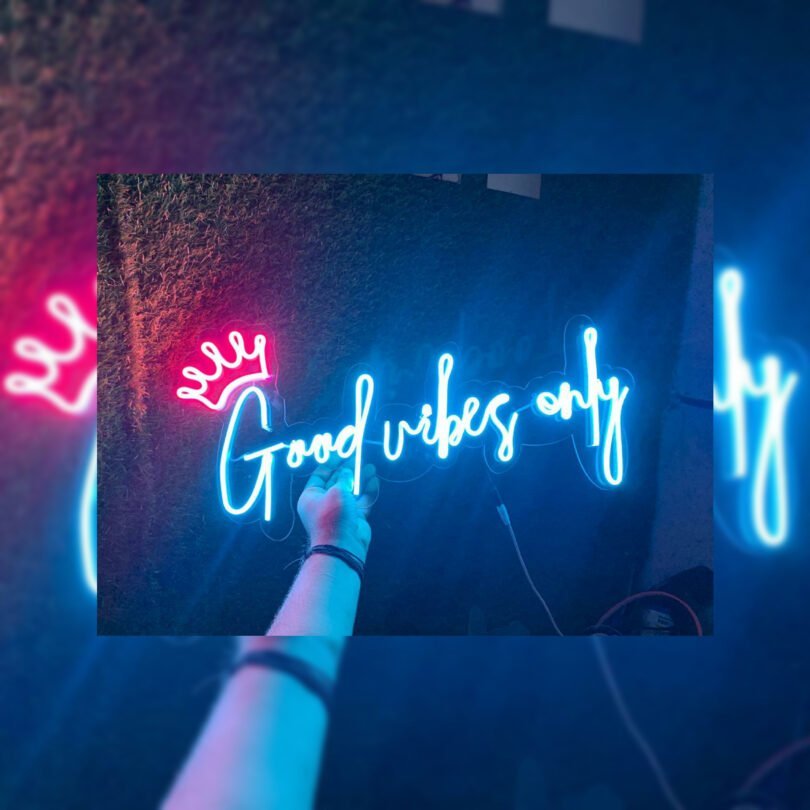 Good Vibes Only Neon Sign